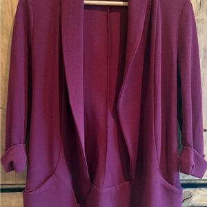 Elegant Purple Women's Blazer